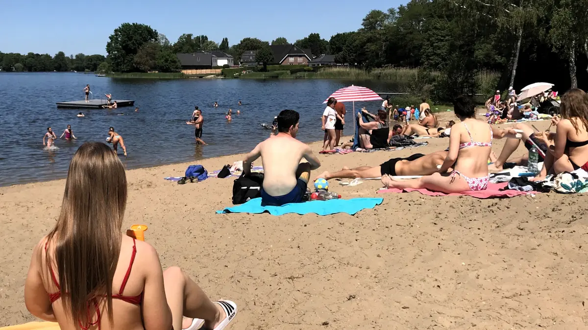 Müllrose. Freibad am Ostufer des Großen Müllroser Sees. 25.05.2026 Foto: Frank Groneberg