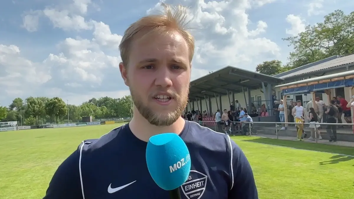 Oranienburg, 24.05.2026, BBL 27. ST: Oranienburger FC Eintracht - TSG Einheit Bernau 0:0, TSG-Co-Coach Jannis Theodor