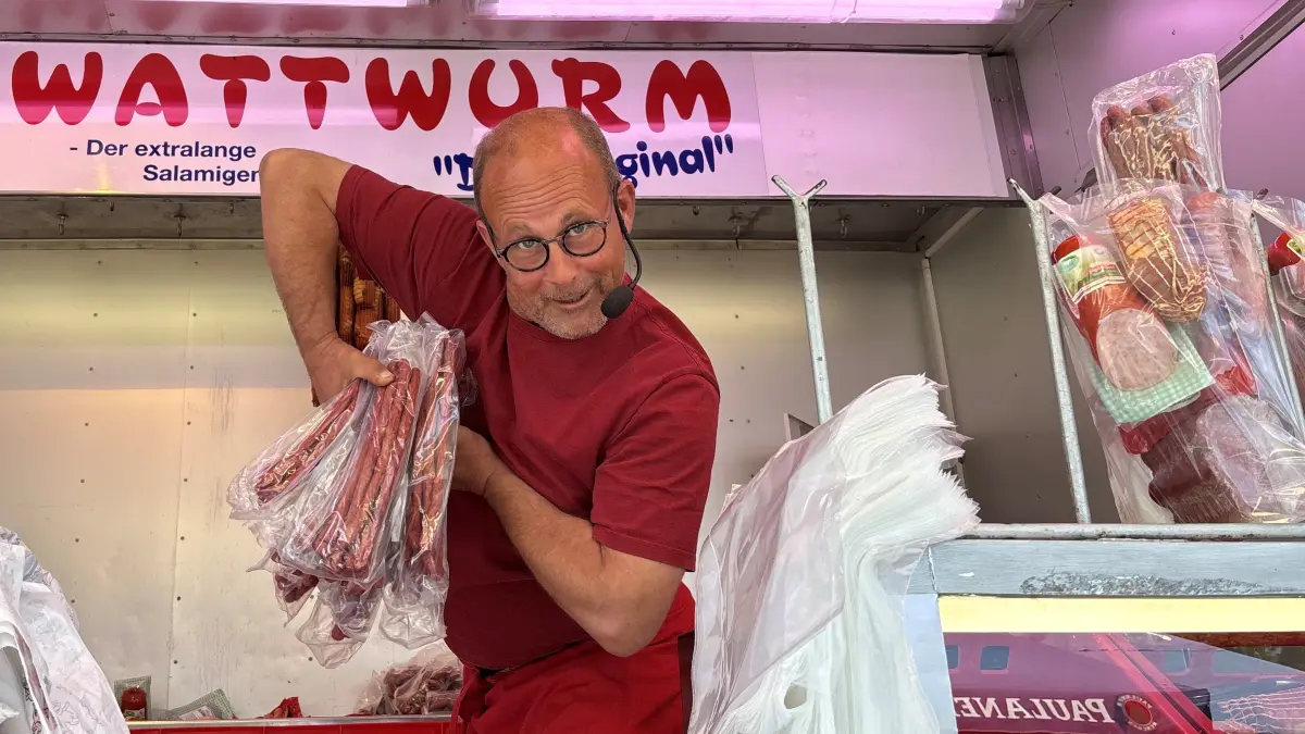 Marktschreier in Eisenhüttenstadt