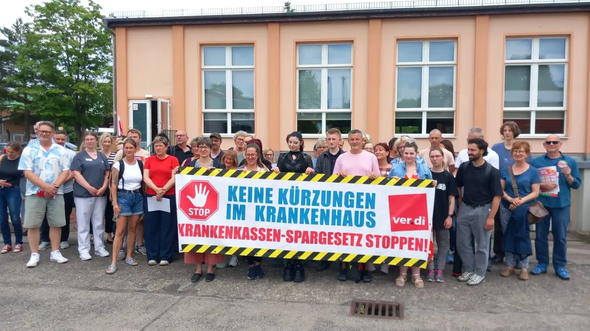 Protest gegen Pläne der Bundesregierung: Die Mitarbeitenden der GLG fürchten, dass das "Gesetz zur Stabilisierung der Beitragssätze" mehr Probleme bringt, als löst.