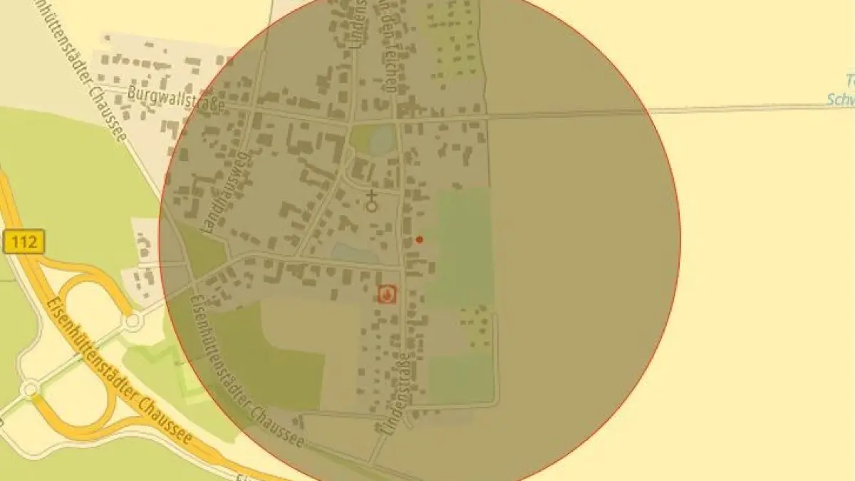 Der Sperrkreis laut Stadtverwaltung Frankfurt (Oder)