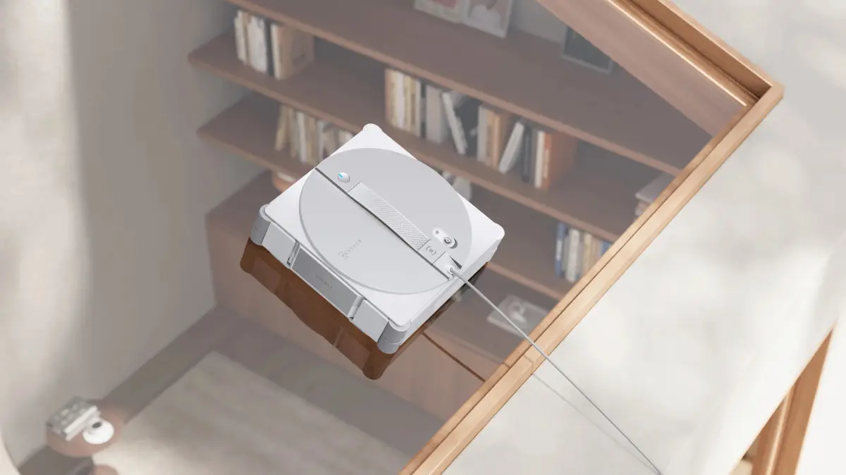 Ecovacs WINBOT W3 OMNI. Ein echter Mehrwert bei schwierig erreichbaren und großen Glasfronten.