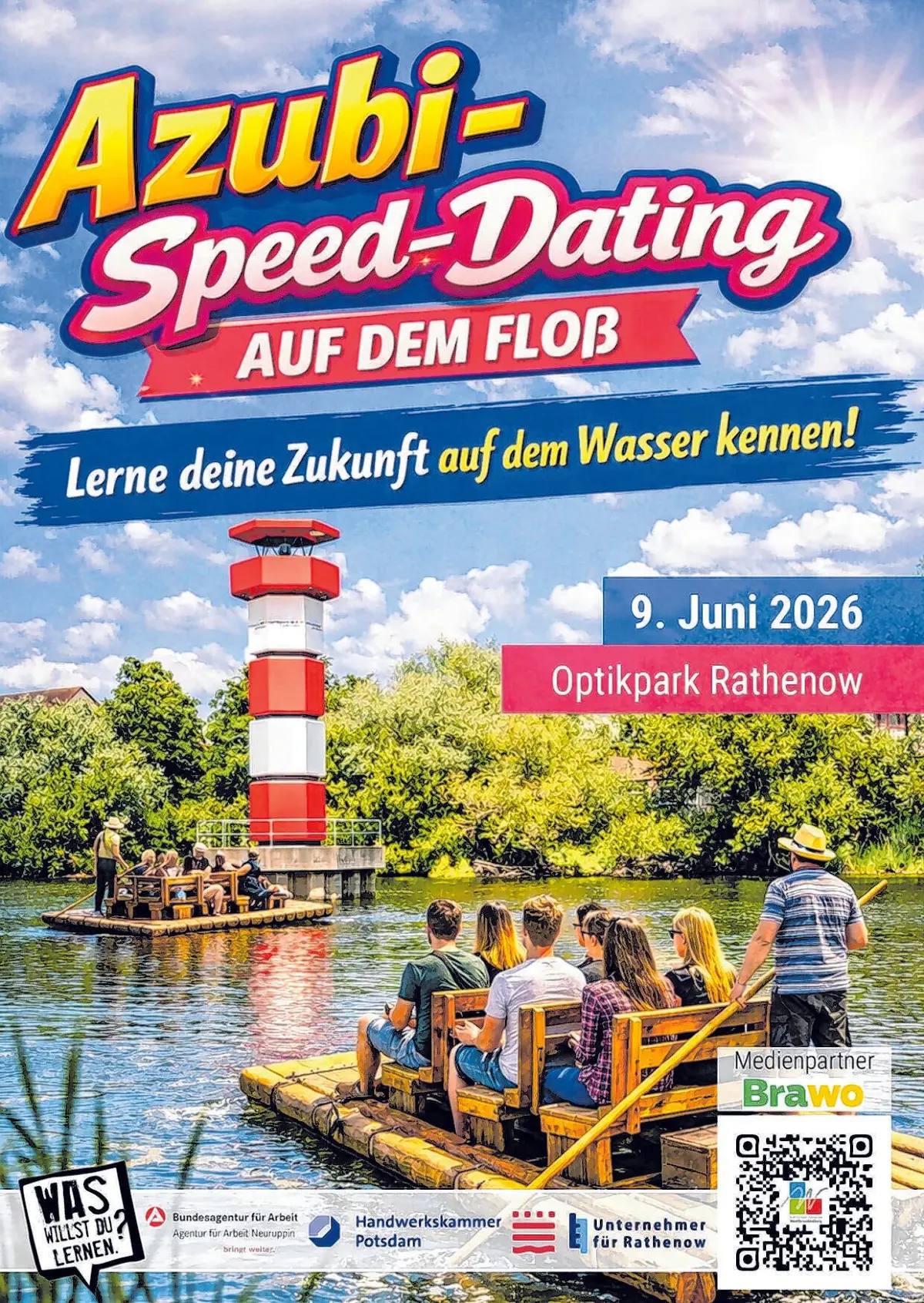 9. Juni im Optikpark: Das Brandenburger Wochenblatt ist Medienpartner der Wirtschaftsregion Westbrandenburg beim Azubi-Speed-Dating in Rathenow. Junge Leute können sich bis zum