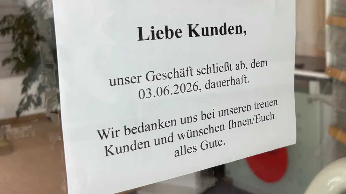 Im Beeskower Stadtzentrum hat ein weiteres Fachgeschäft geschlossen.