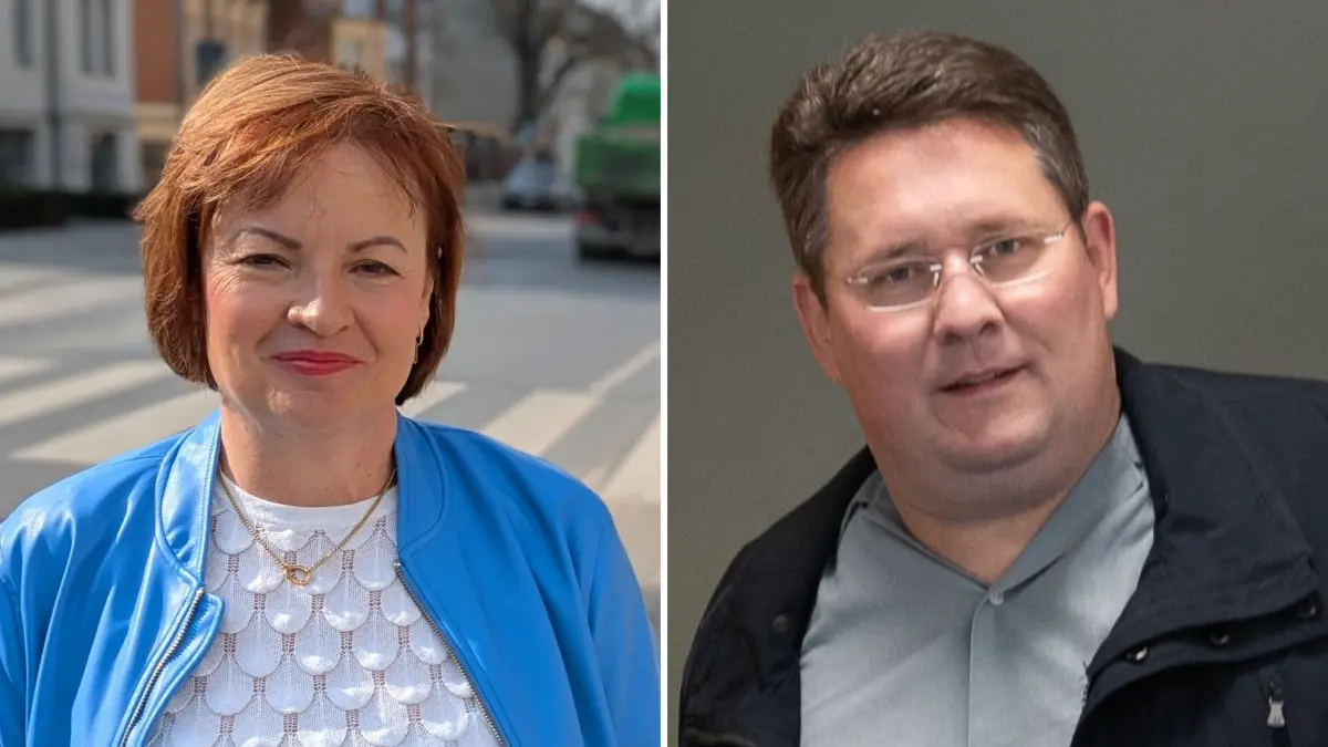 Christiane Herrmann und Péter Vida (beide BVB/Freie Wähler), Mai 2026