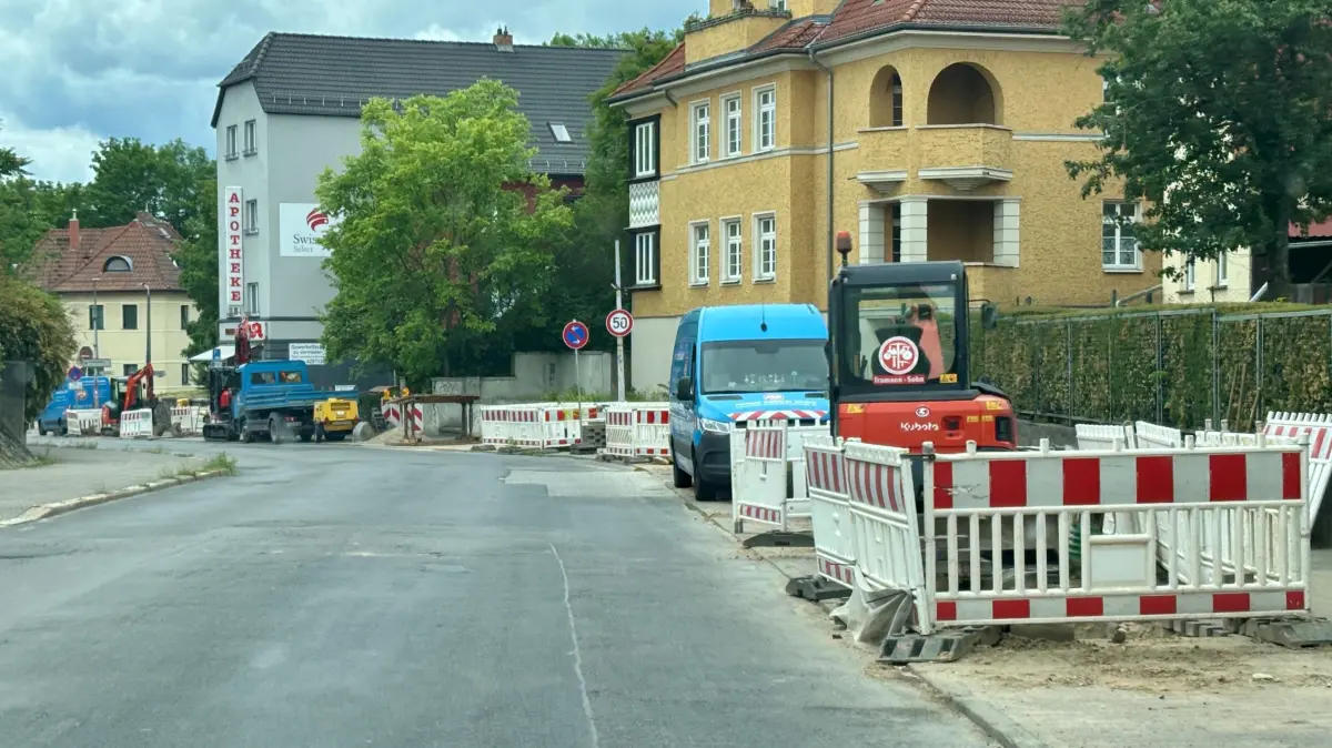 Die Karl-Liebknecht-Straße in Frankfurt (Oder)