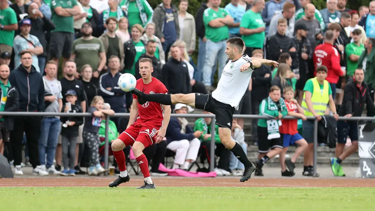 Prenzlau. 05.06.2026,LK Rot-Weiß Prenzlau - VfB Gramzow 2:2