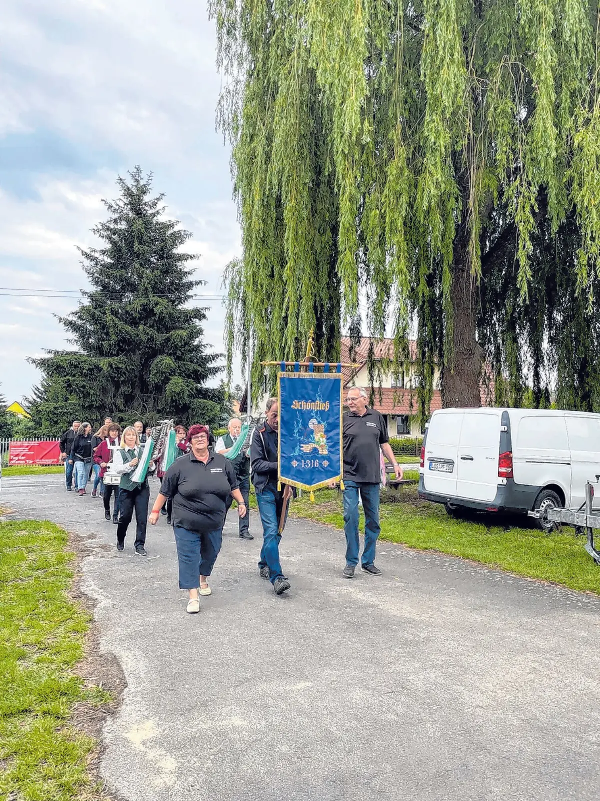 Traditionelle Blasmusik ist ein Muss beim Schönfließer Heimatfest.