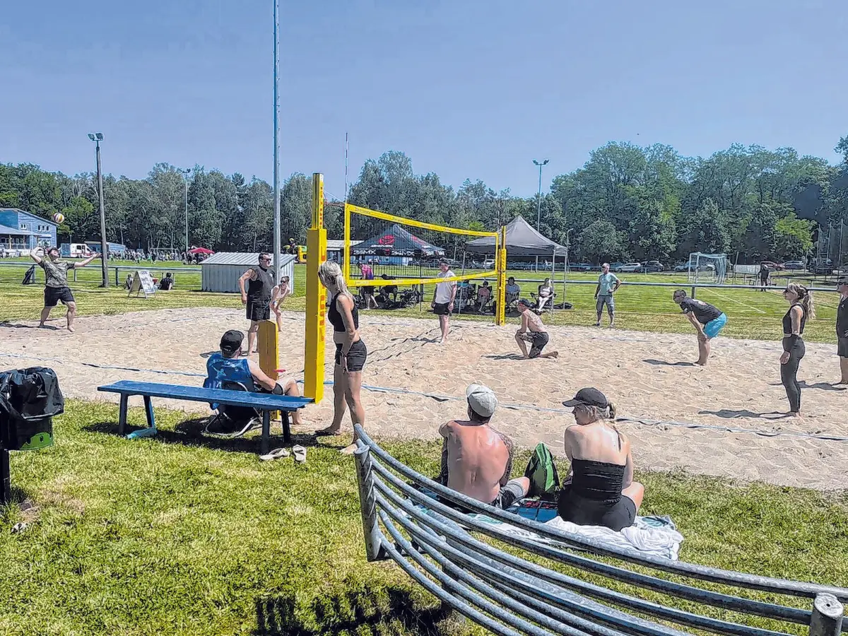 Das beliebte Beachvolleyballturnier