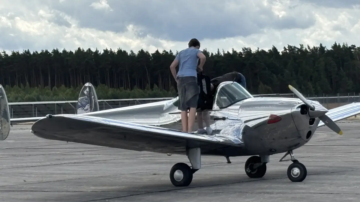 Vor allem leichte Maschinen landen auf dem Flugplatz in Finow.