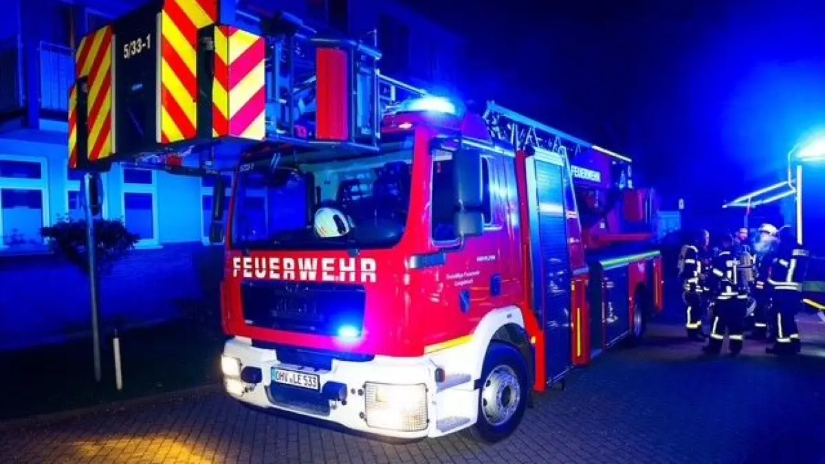 Wohnungsbrand in Leegebruch mit fünf Verletzten