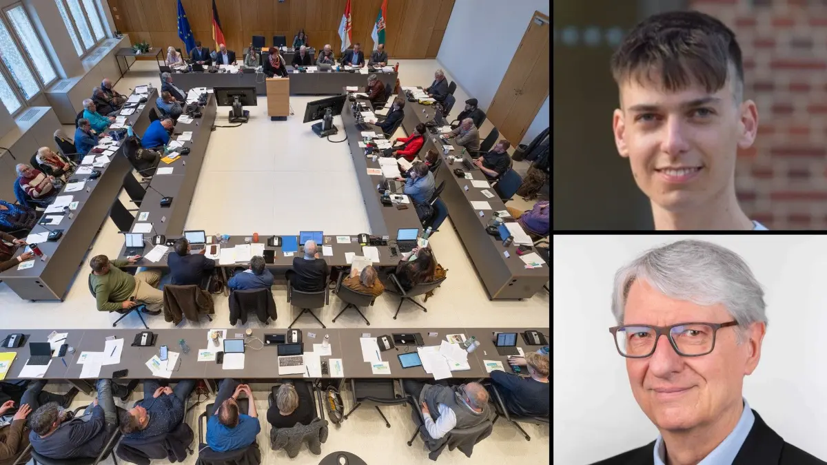 Julian Niclas (o.) rückt für Bodo Almert in der Grünen-Fraktion in Frankfurt (Oder) nach.