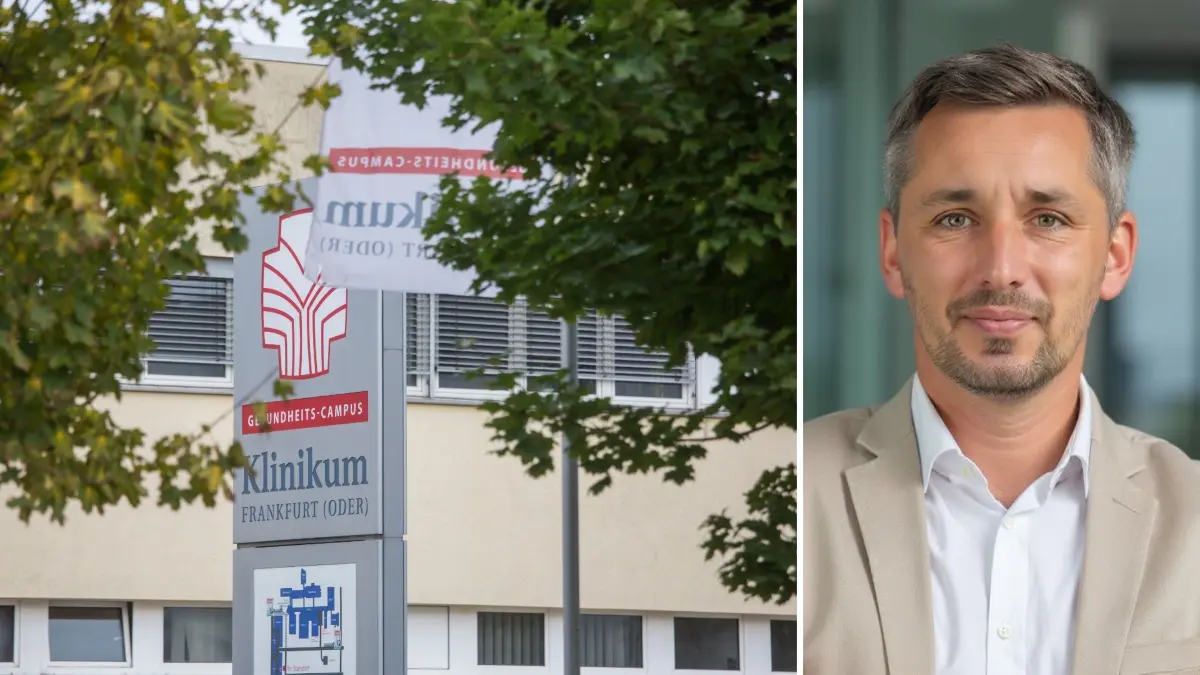 Geschäftsführer Christopher Arndt wird das Klinikum Frankfurt (Oder) zum 30. Juni wieder verlassen. Was dazu bekannt ist und wie es weitergeht.