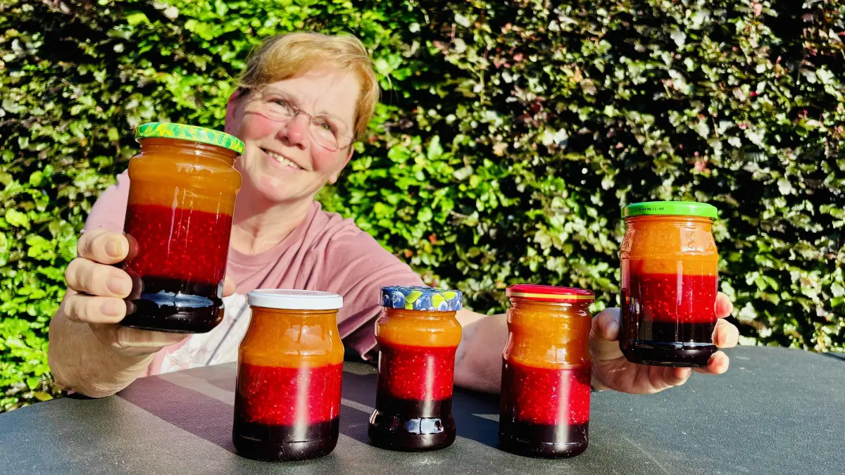 Dietlinde Willuda aus Rauen bei Fürstenwalde hat Weltmeister-Marmelade zubereitet.