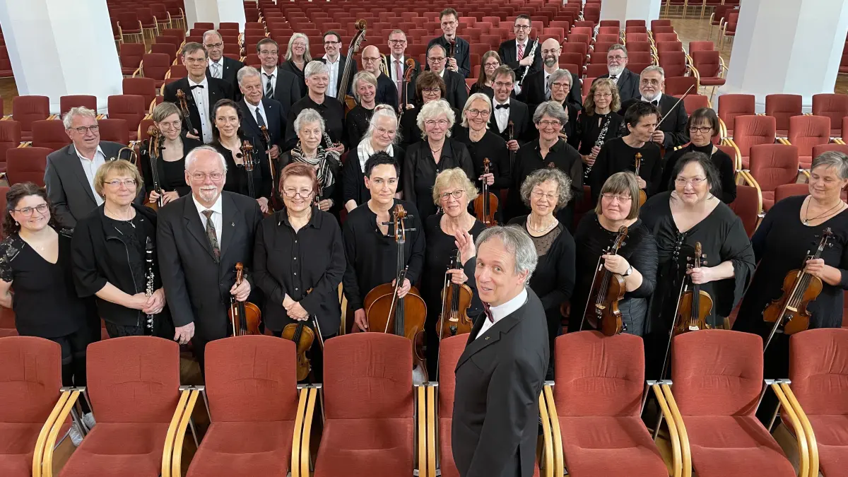 Musikfreunde: Foto vom Orchester der Frankfurter Musikfreunde
