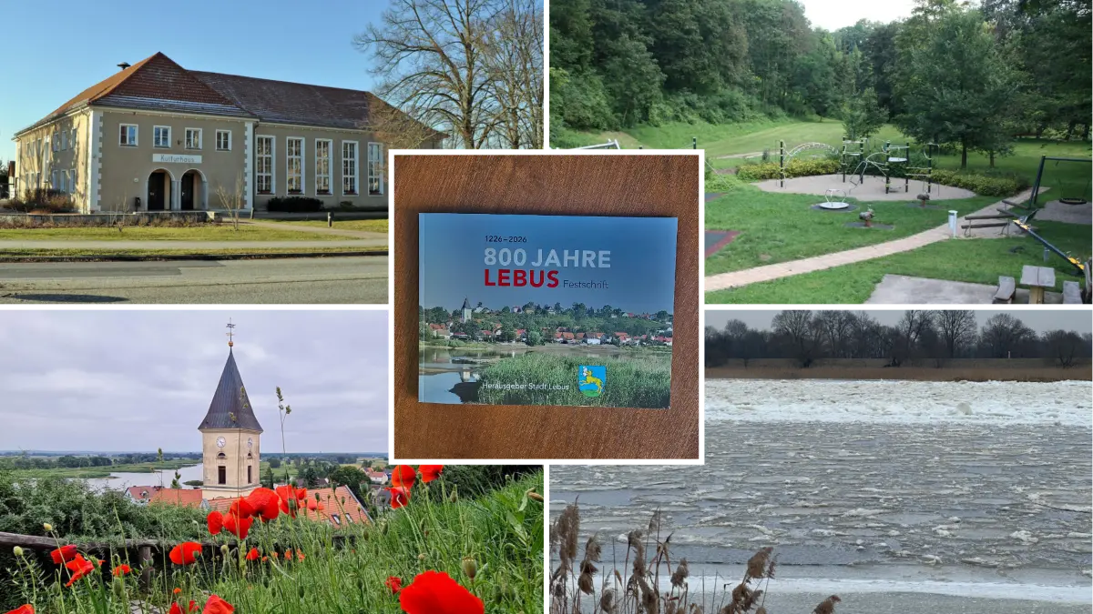 800 Jahre Lebus: Zum Jubiläum gibt es eine Festschrift, in der auch das Kulturhaus, der Amtsgarten, der Burgberg und die Oder besprochen werden – aber anders als erwartet.