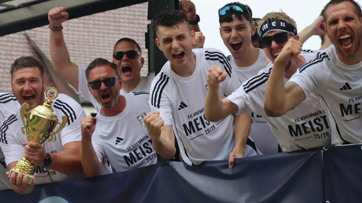 Fußball: FC Kfremmen feiert mit der Meisterschaft in der Kreisoberliga Oberhavel/Barnim den Aufstieg in die Landesklasse