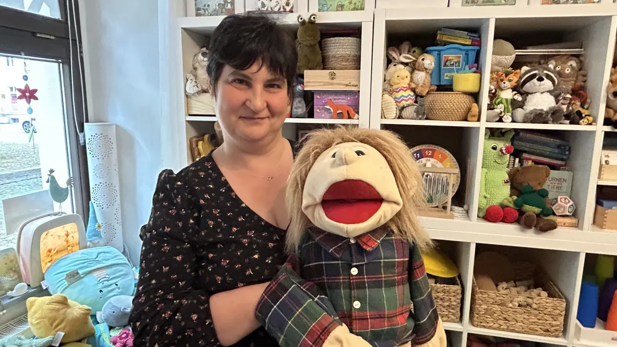Anke Recke ist seit 25 Jahren Tagesmutter in Neuruppin.