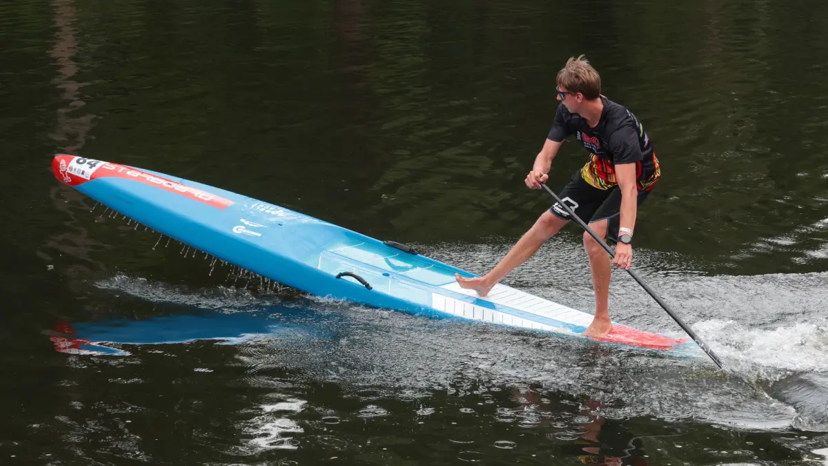 Premiere auf dem Stadtfest in Oranienburg 2026: Das Wassersportzentrum organisierte zum ersten Mal ein SUP Stand-Up-Paddle Rennen Wettbewerb auf der Havel