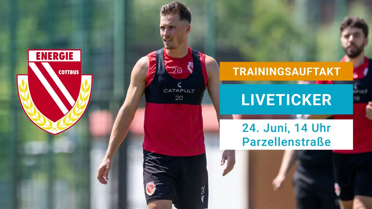 Facebookankünder Trainingsauftakt FC Energie Cottbus