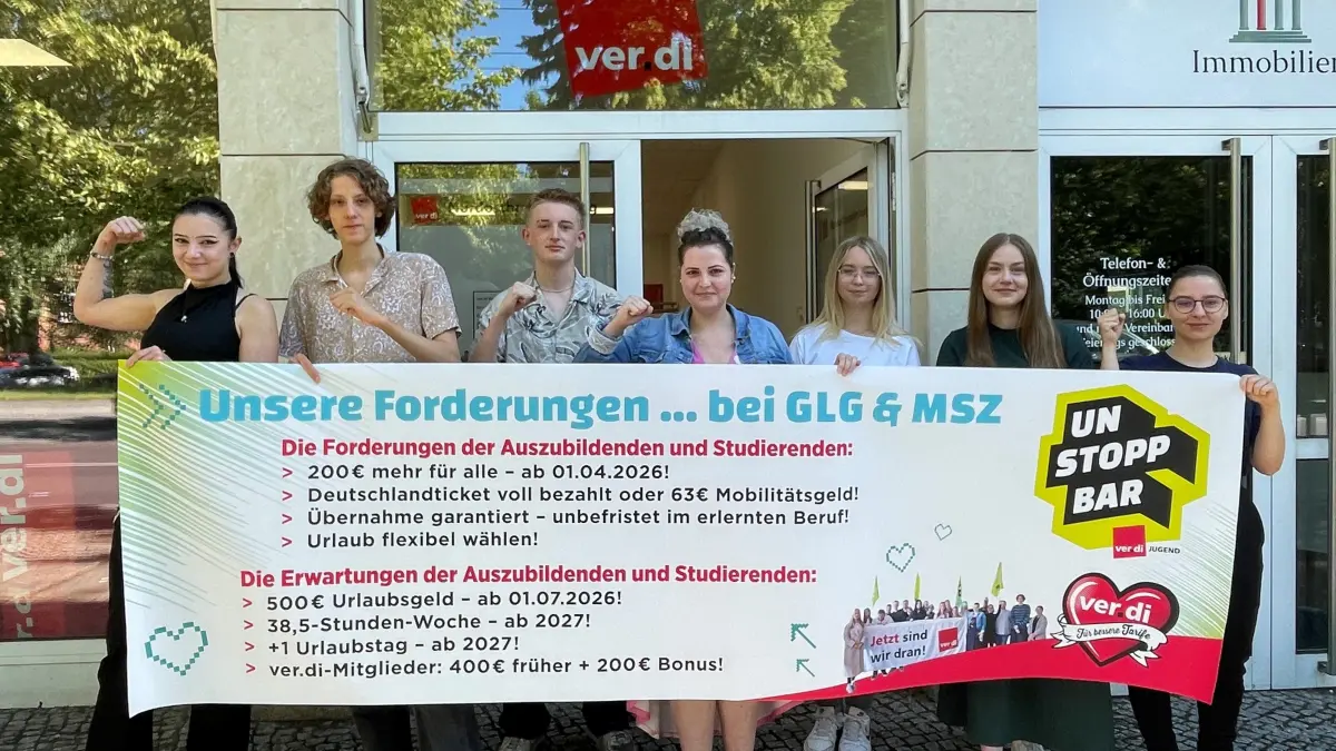 Jugendtarifkommission: Die Auszubildenden stellen klare Forderungen vor den verhandlungen mit der GLG auf.