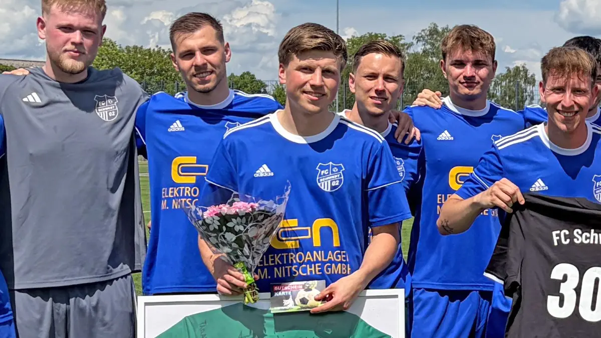 Bjarne Zenk wurde beim FC Schwedt verabschiedet (Nr. 13)