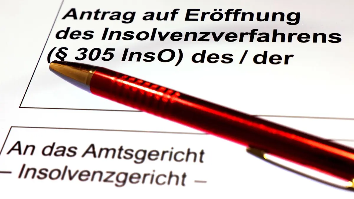 Jeden Werktag fast 15 Firmenpleiten in Bayern