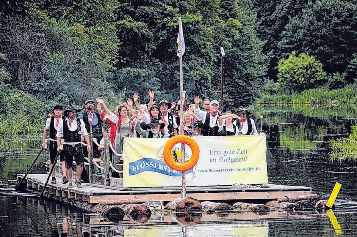 Entstanden aus der Geschichte des Flößens auf dem Finowkanal und dem Einsatz des Flößervereins für diese alte Kulturtechnik ...