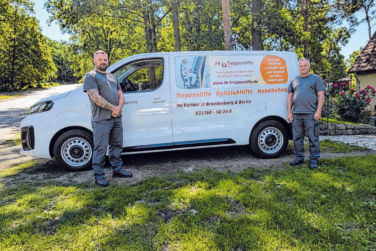 Marc und sein Vater Fred Krauledat sind ein eingespieltes Team.