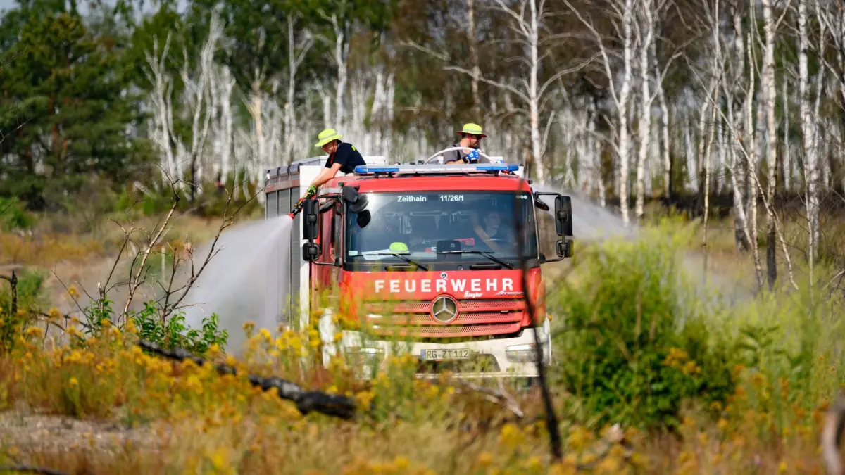 Waldbrand Gohrischheide