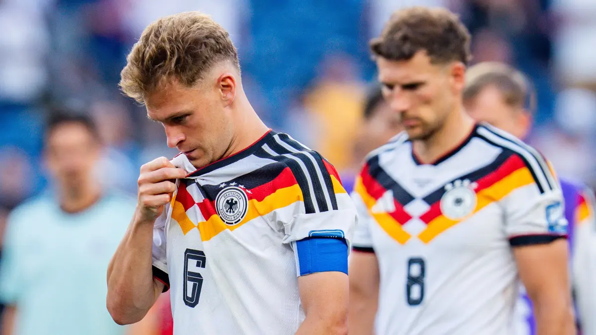 FIFA Fussball Weltmeisterschaft 2026, Sechszehntelfinale, Deutschland vs. Paraguay, 29.06.2026, Boston Stadium Joshua Kimmich Deutschland Leon Goretzka Deutschland *** 2026 FIFA World Cup, Round of 32, Germany vs. Paraguay, June 29, 2026, Boston Stadium Joshua Kimmich Germany Leon Goretzka Germany Copyright: xBahhoxKarax