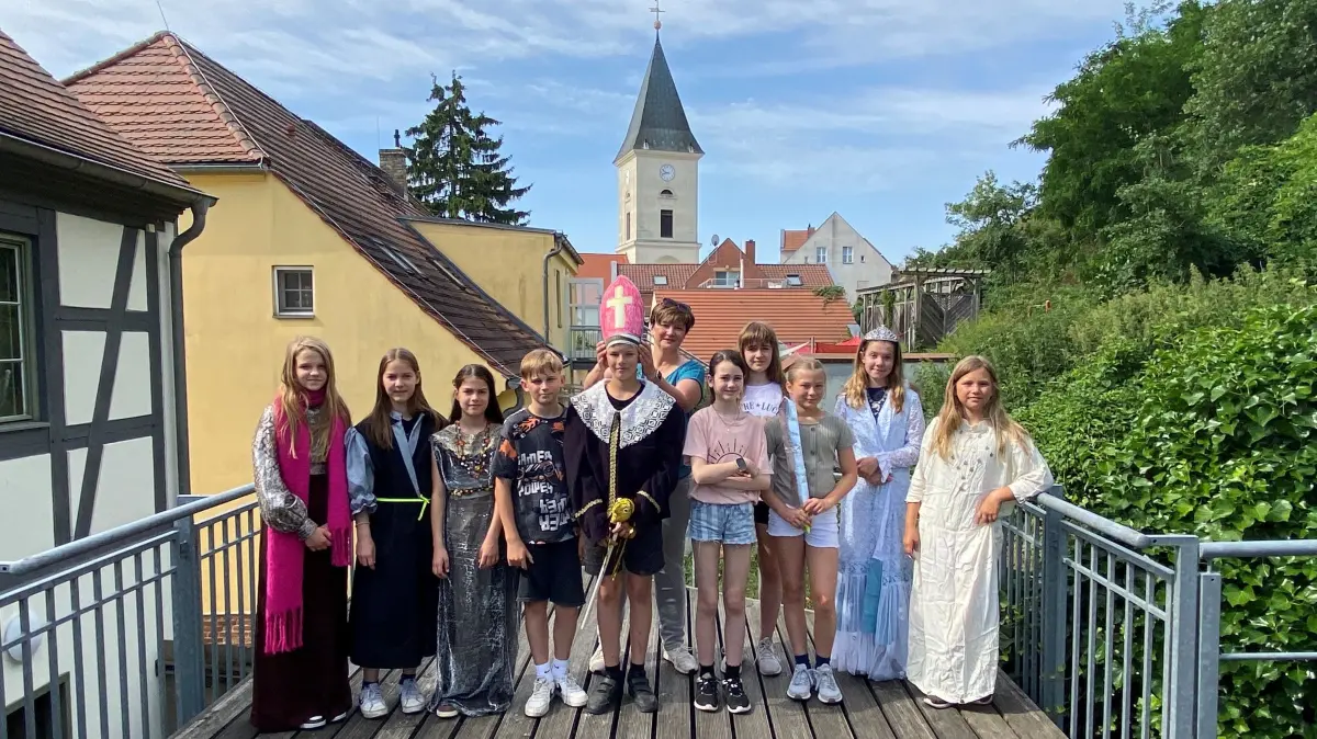 Heimatmuseum in Lebus: Der Kulturerbe-Ort war für Fünftklässler der Burgschule Lebus Ausgangspunkt für einen Filmdreh.