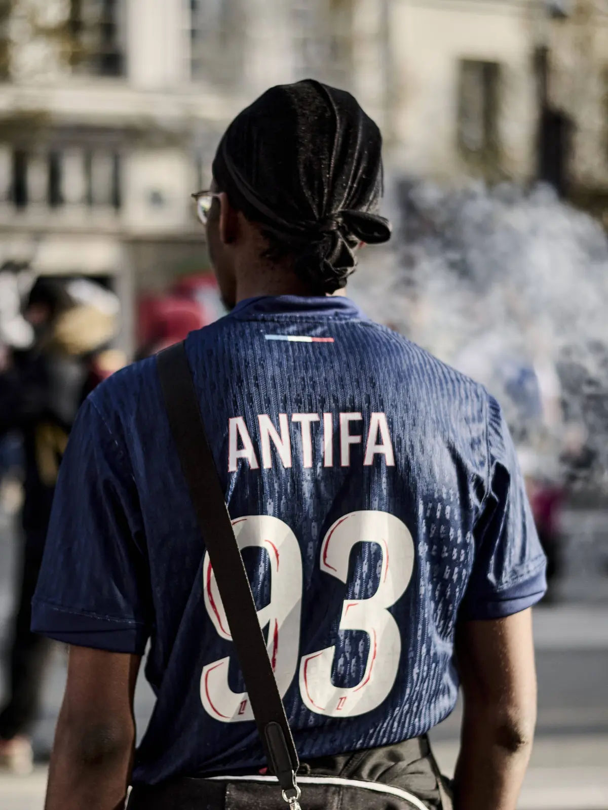 Die Antifa ist bereit - wie hier im März 2026 in Paris.
