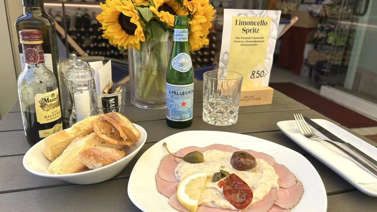 Wo in Schildow hat die Testerin dieses Vitello tonnato gegessen?
