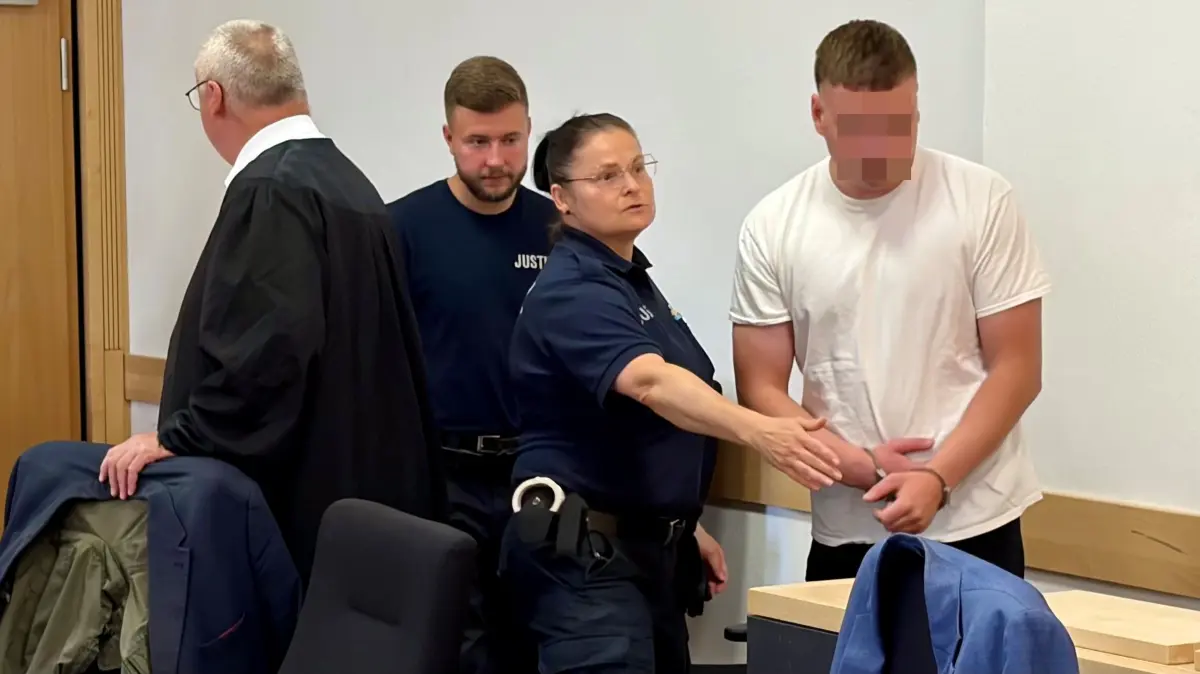 Prozess um mehrere Gewalttaten am Landgericht Neuruppin.