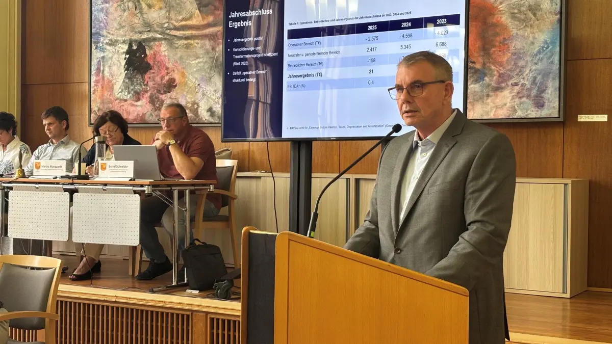 Thomas Lips, Geschäftsführer des Städtischen Krankenhauses in Eisenhüttenstadt