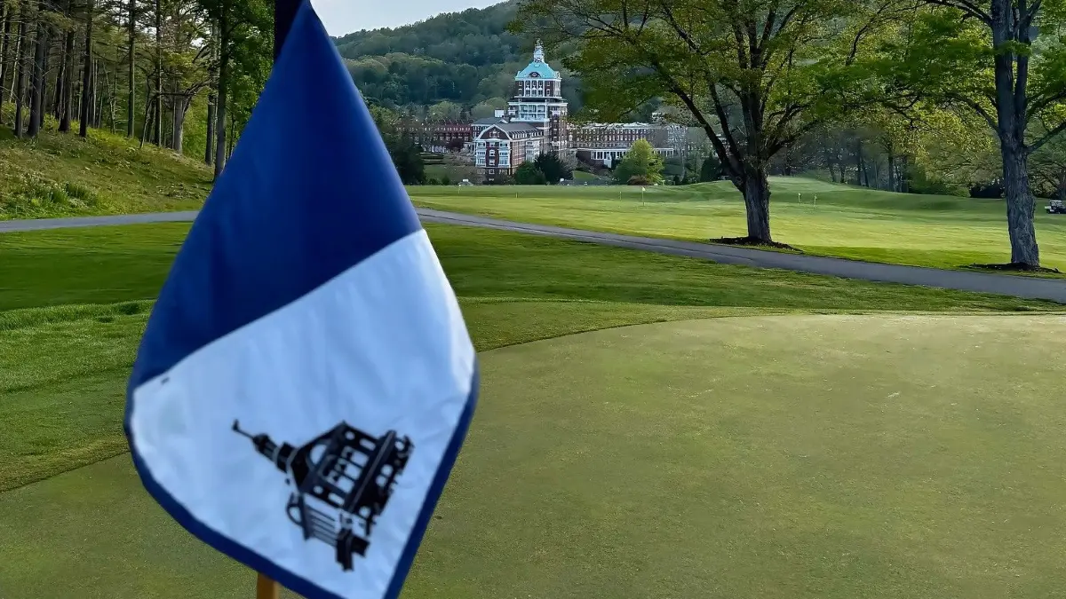 The Omni Homestead Resort. Zehn Jahre vor der amerikanischen Unabhängigkeit 1766 gegründet. Der Old Course gehört zu den ältesten Golfplätzen der USA.