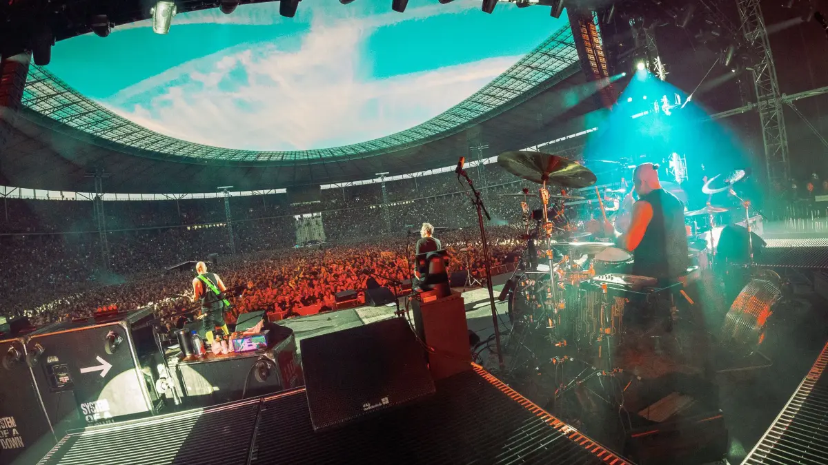 Kathartischer Kontrollverlust: System of a Down bei ihrem ausverkauften Konzert im Berliner Olympiastadion.