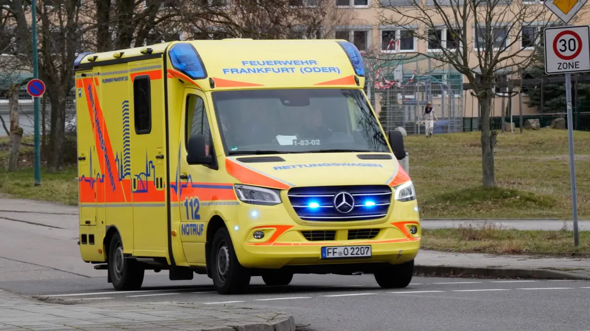 Rettungswagen in Frankfurt (Oder)
