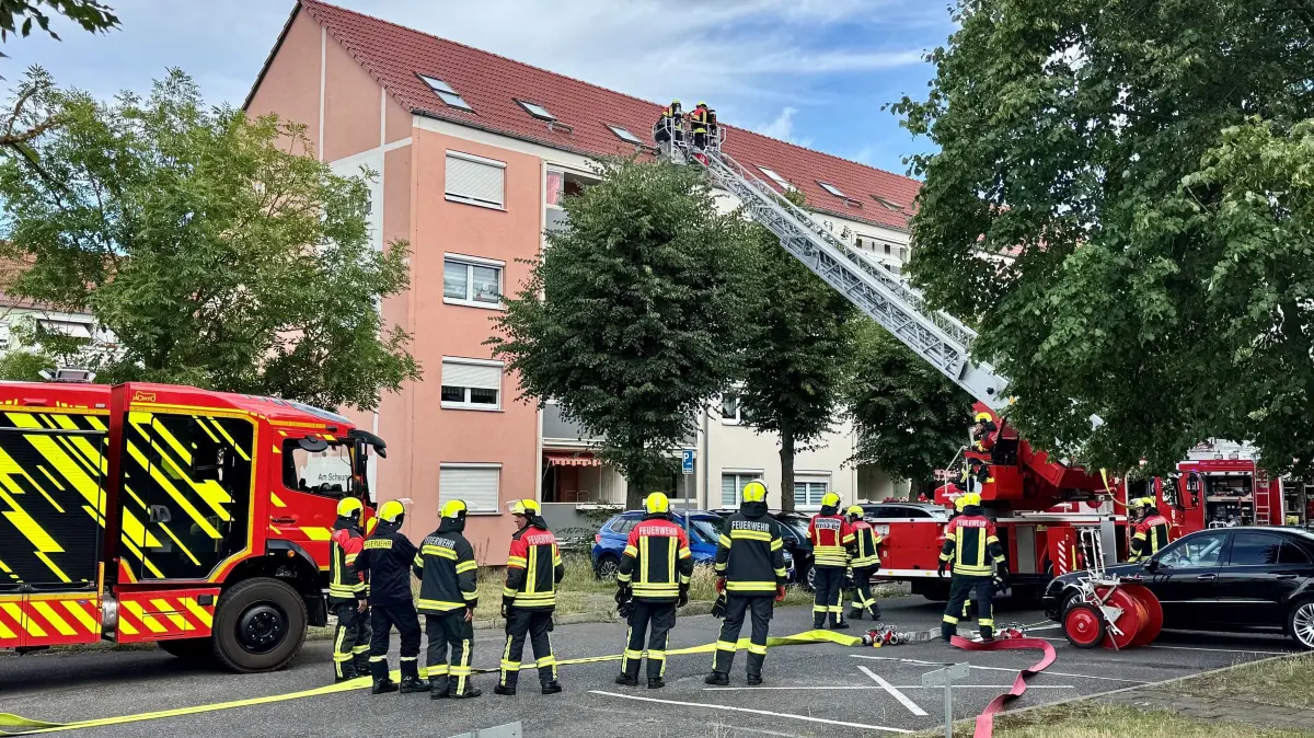 Personen kamen bei dem Balkonbrand am Scheunenberg in Bad Freienwalde nicht zu schaden.