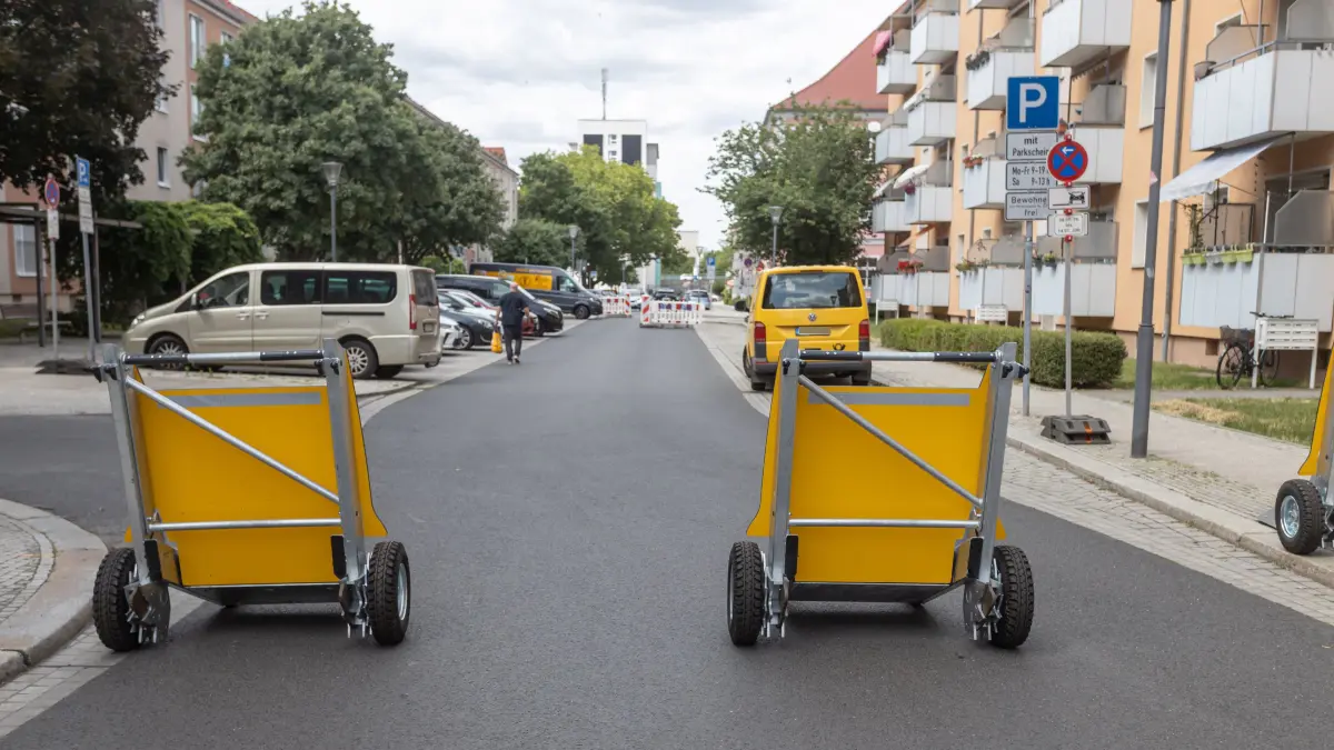 Gleich wird das Stadtfest eröffnet.