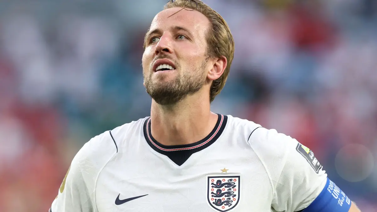 Norway v England: Quarter Final - FIFA World Cup 2026: MIAMI GARDENS, FLORIDA - JULY 11: Harry Kane #9 of England during the FIFA World Cup 2026 Quarter Final match between Norway and England at Miami Stadium on July 11, 2026 in Miami Gardens, Florida. Justin Setterfield/Getty Images/AFP (Photo by Justin Setterfield / GETTY IMAGES NORTH AMERICA / Getty Images via AFP)