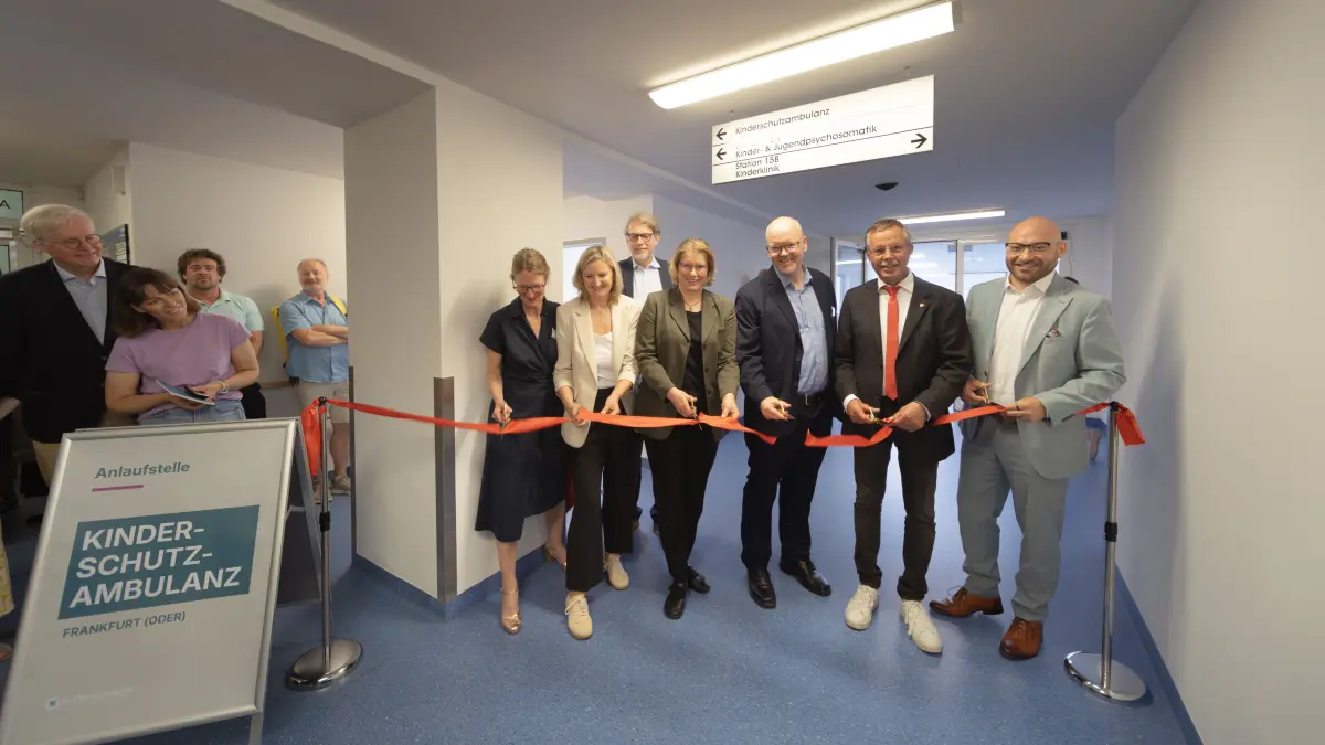 Eröffnung der Kinderschutzambulanz am Klinikum Frankfurt (Oder)