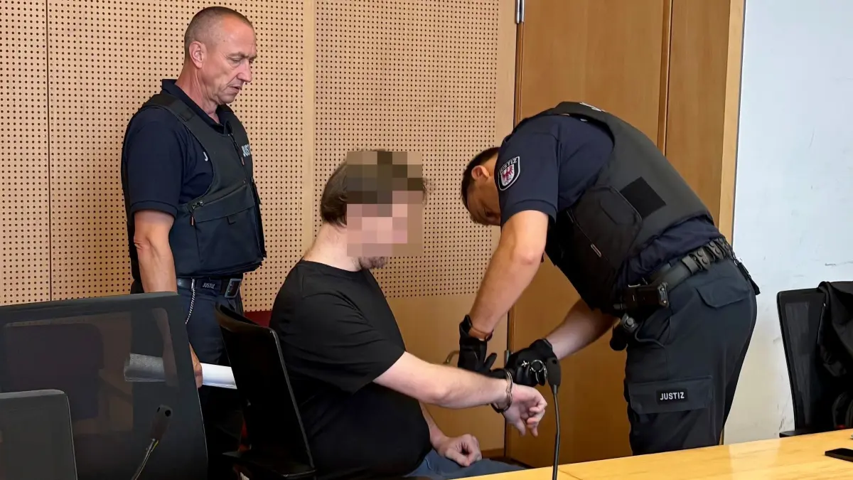 Prozess am Landgericht Frankfurt (Oder): Mathias M. aus Eberswalde wird versuchter Mord an seiner Mutter vorgeworfen.