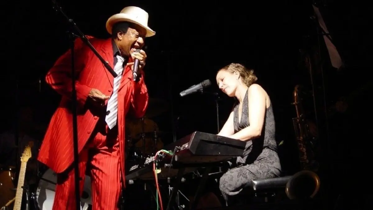 Berlin. EB Davis & The Superband. Blues und mehr. Datum unbekannt. Foto: Ebylee Davis - Pressefoto