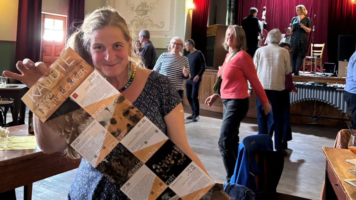 Dorothee Schmidt-Breitung freut sich auf den Kultursommer in der Kajüte in Ratzdorf