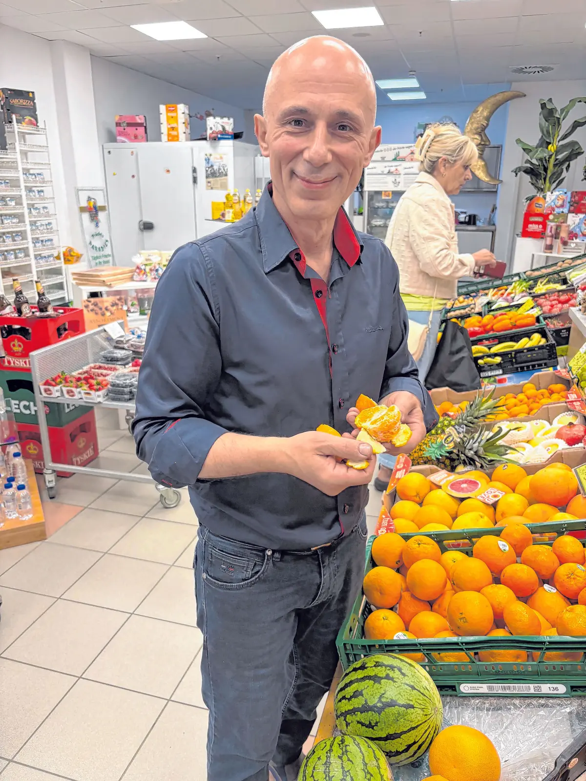 Alexander Gordijenko liebt saftige Früchte.