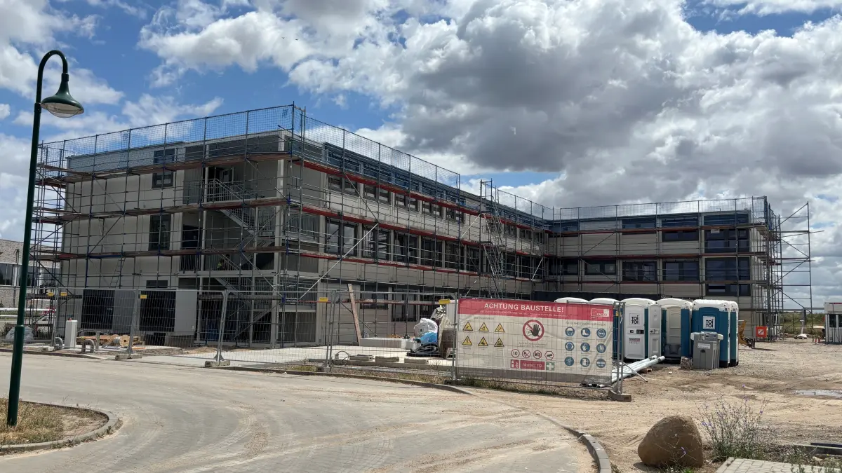 Baustelle Gymnasium Lindenberg