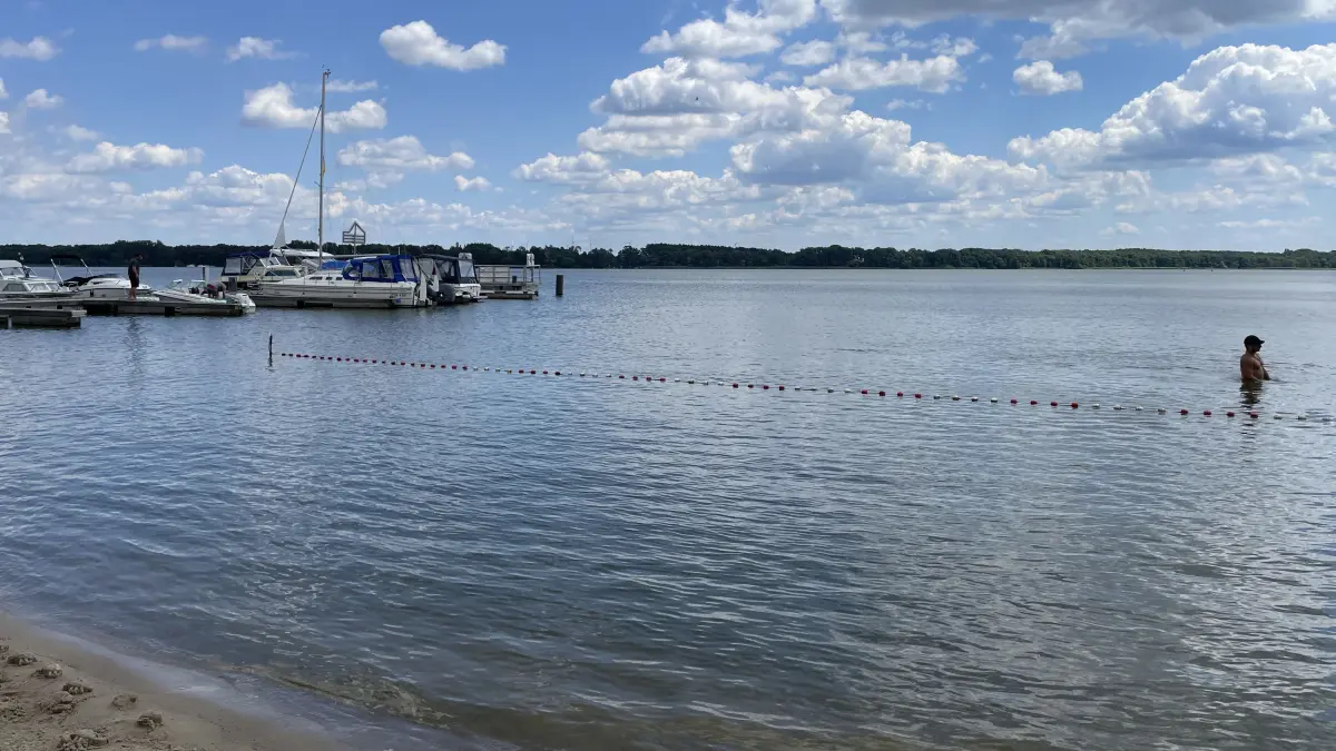Badestelle und Campingpark „Ludwig Leichhardt” am Schwielochsee in Zaue.