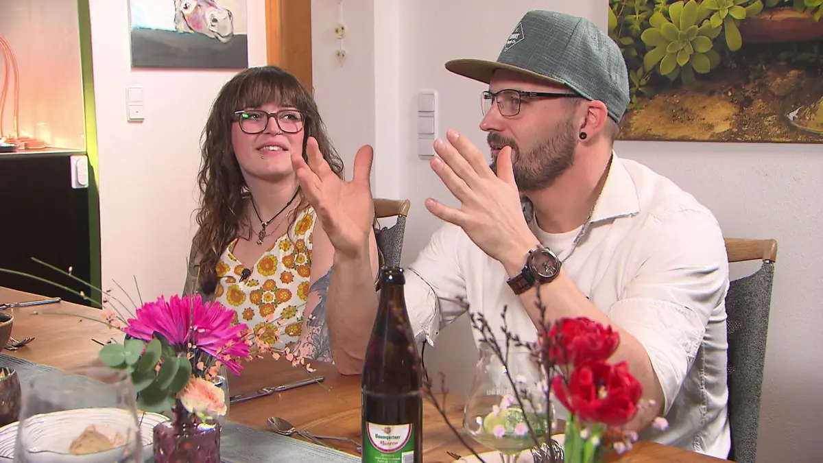 Lena und Philipp zu Gast bei Gudrun.